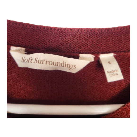 Soft Surroundings Priscilla Lightweight Cable Knit Swing Sweater Size Small - Picture 6 of 8